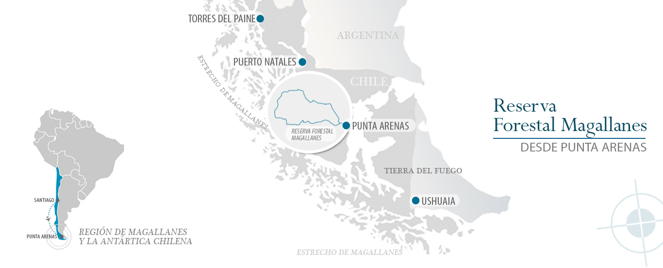 Mapa Reserva Magallanes