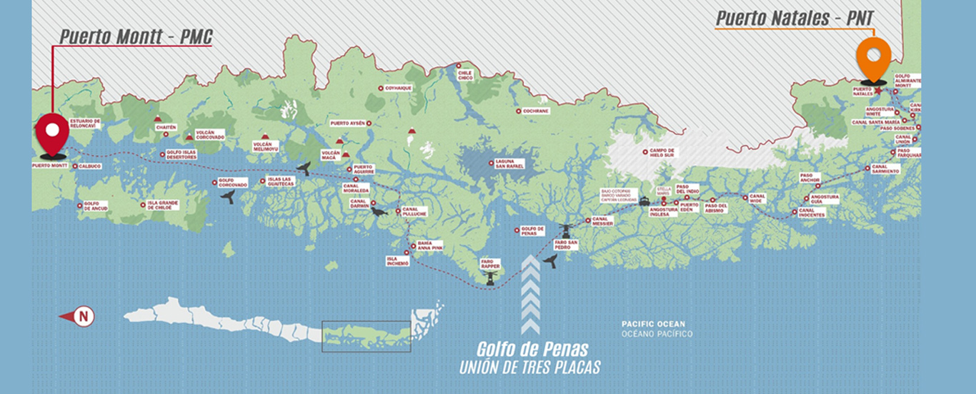 mapa ruta navimag